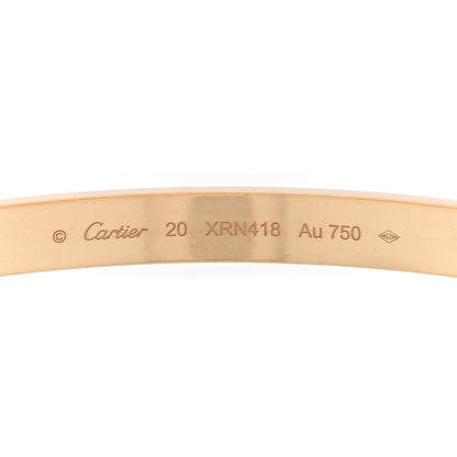Cartier 18K Yellow Gold LOVE Bracelet 20 3 of 8