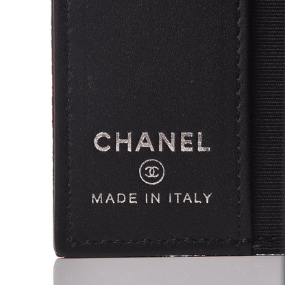 Chanel Iridescent Caviar Quilted Passport Holder Black 6 of 8