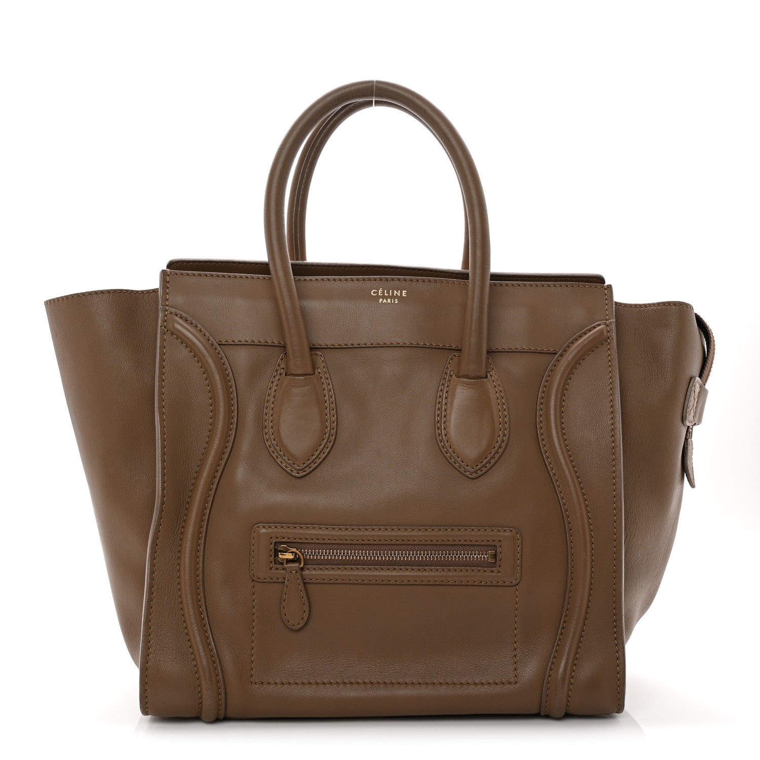 Celine Smooth Calfskin Mini Luggage Camel 1 of 14
