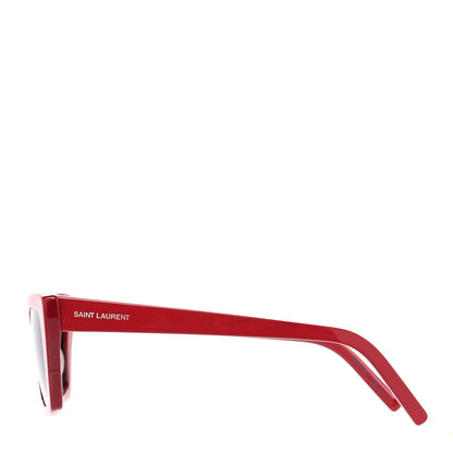 Saint Laurent Mica SL 276 Acetate Cat Eye Sunglasses Red 3 of 7