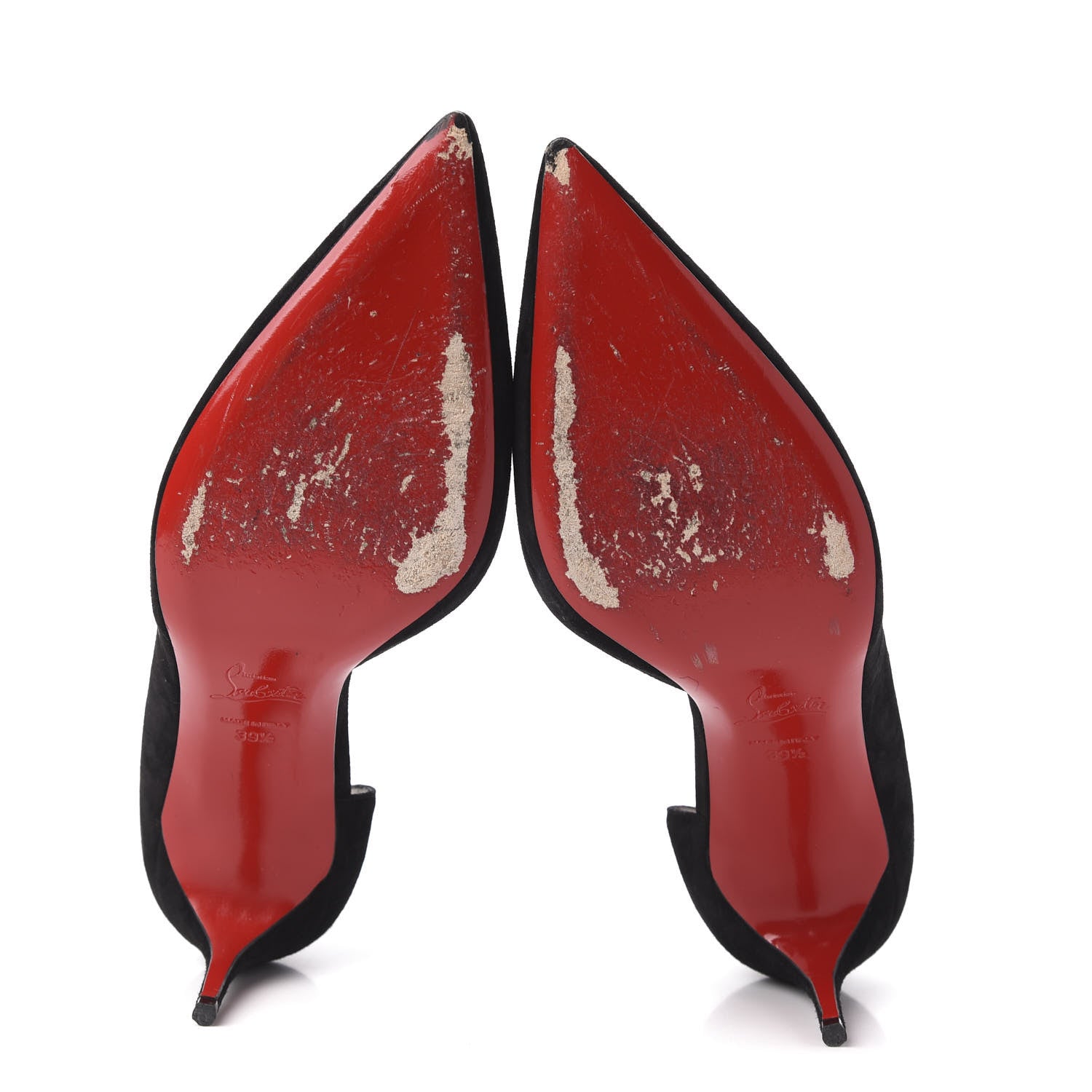 Christian Louboutin Veau Velours Iriza 70 Pumps 39.5 Black 5 of 8