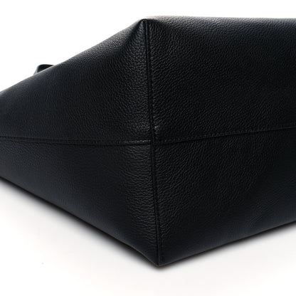 Alexander McQueen Grained Calfskin Skull Open Shopper Tote Black 12 of 13