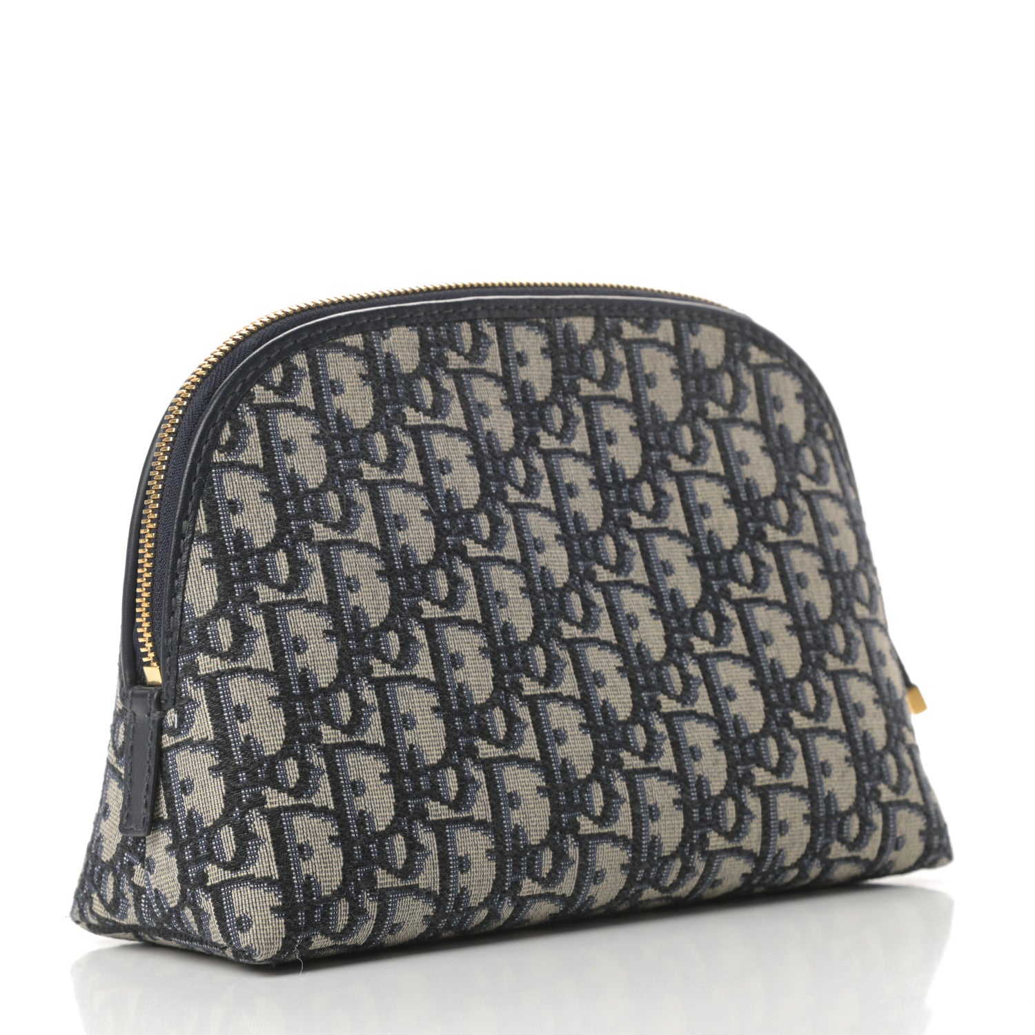 Christian Dior Oblique 30 Montaigne Cosmetic Pouch Blue 3 of 8