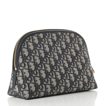 Christian Dior Oblique 30 Montaigne Cosmetic Pouch Blue 3 of 8