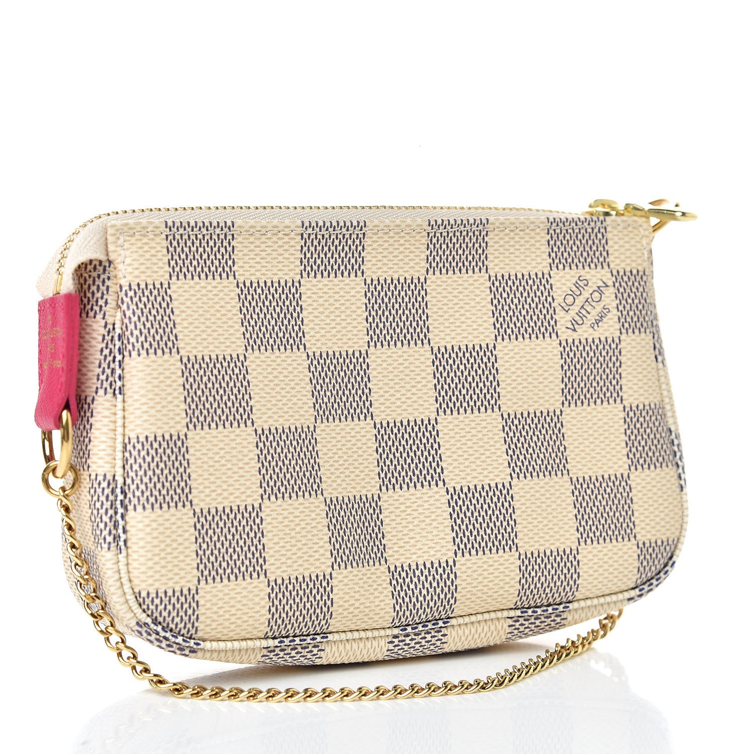Louis Vuitton Damier Azur 2015 Christmas Animation Mini Pochette Accessories 3 of 8