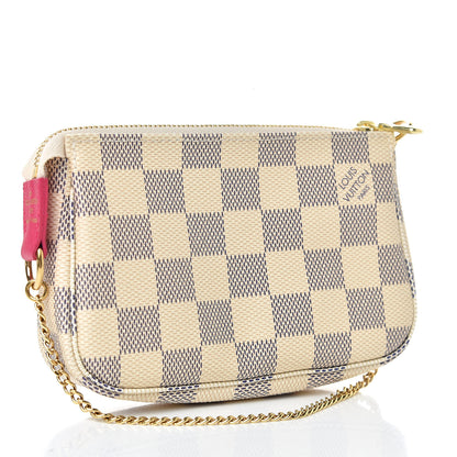 Louis Vuitton Damier Azur 2015 Christmas Animation Mini Pochette Accessories 3 of 8