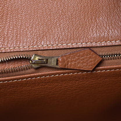 Hermes Taurillon Clemence Birkin 35 Gold 32 of 32