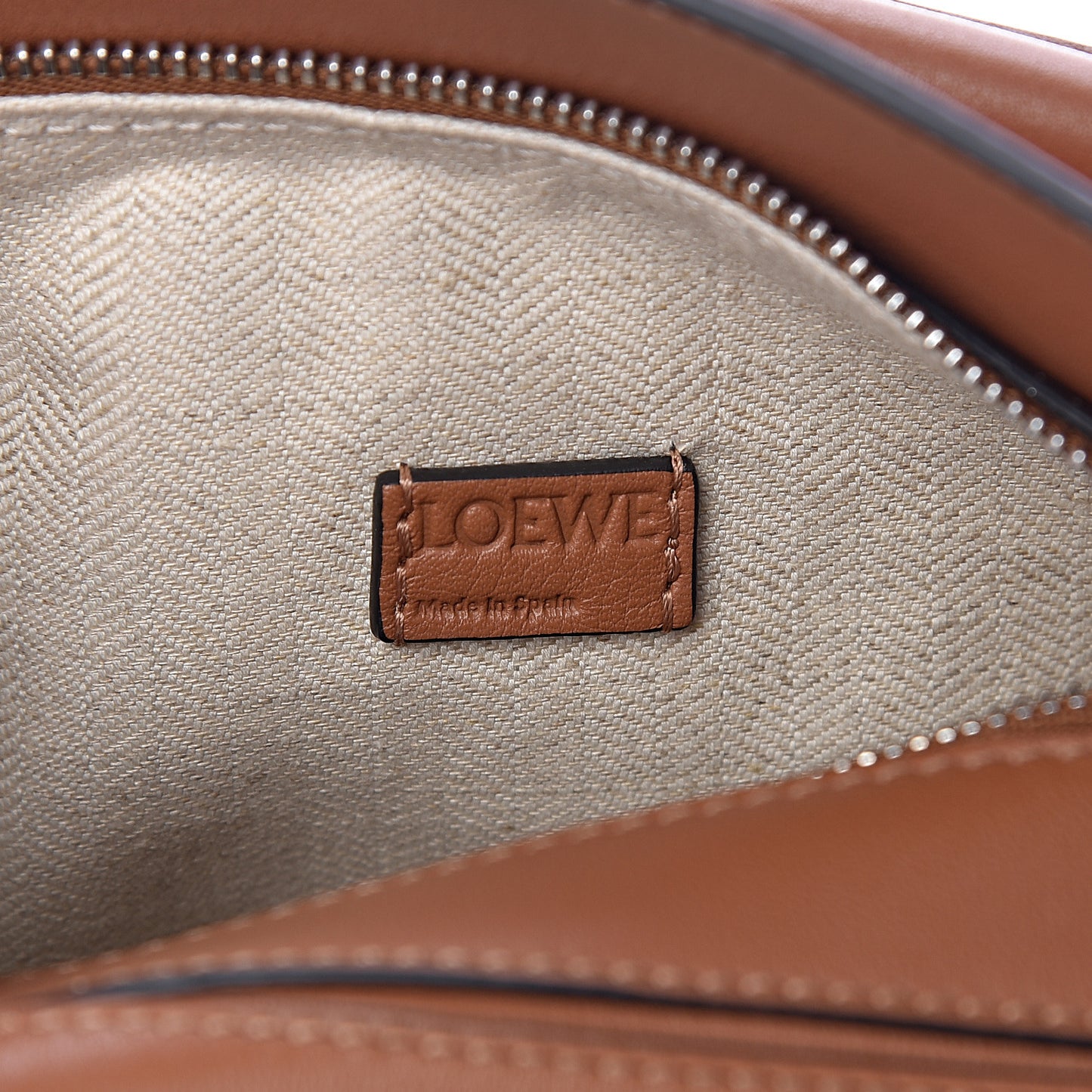 Calfskin Mini Puzzle Bag Tan