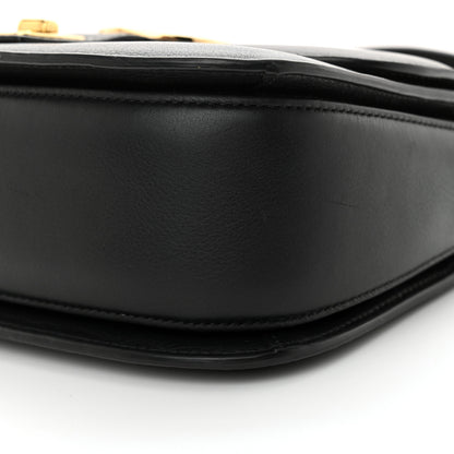 Gucci Roxy Calfskin Small Blondie Top Handle Shoulder Flap Bag Black 10 of 13