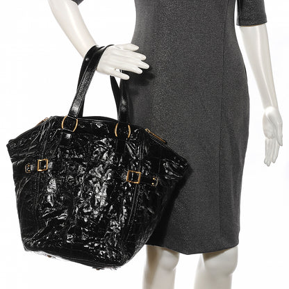 Saint Laurent Patent Croc Medium Downtown Tote 2 of 11