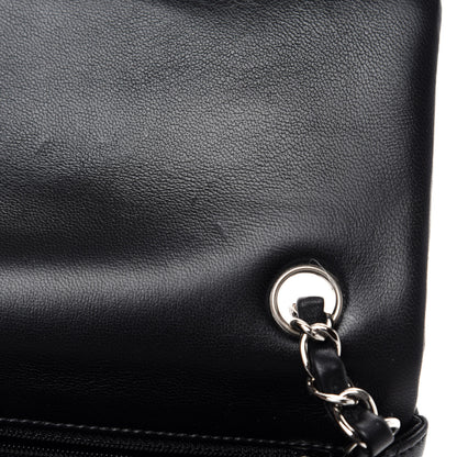 Chanel Lambskin Quilted Mini Rectangular Flap Black 9 of 13