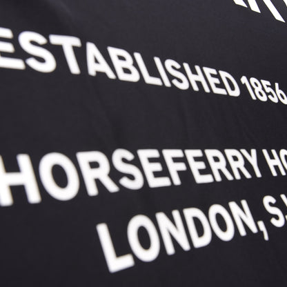Burberry Silk Horseferry Print Scarf Black White 5 of 7