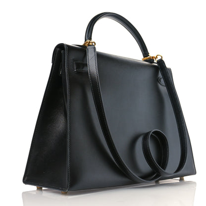 Hermes Box Kelly Sellier 32 Black 3 of 10