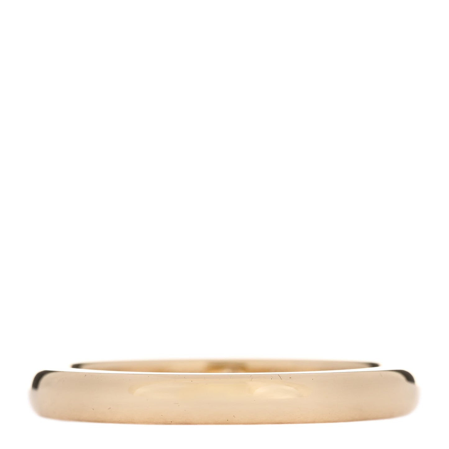 18K Yellow Gold Diamond 3mm Elsa Peretti Band Ring 54 6.75