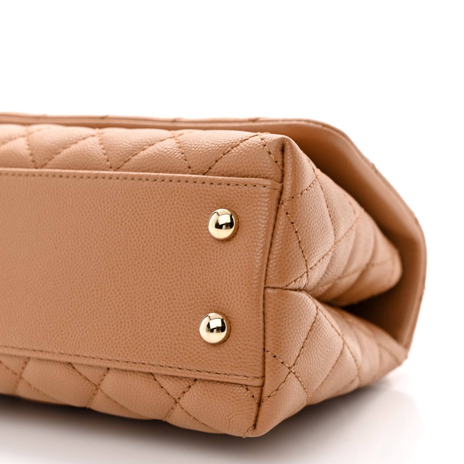 Chanel Caviar Quilted Mini Coco Handle Flap Brown 10 of 10