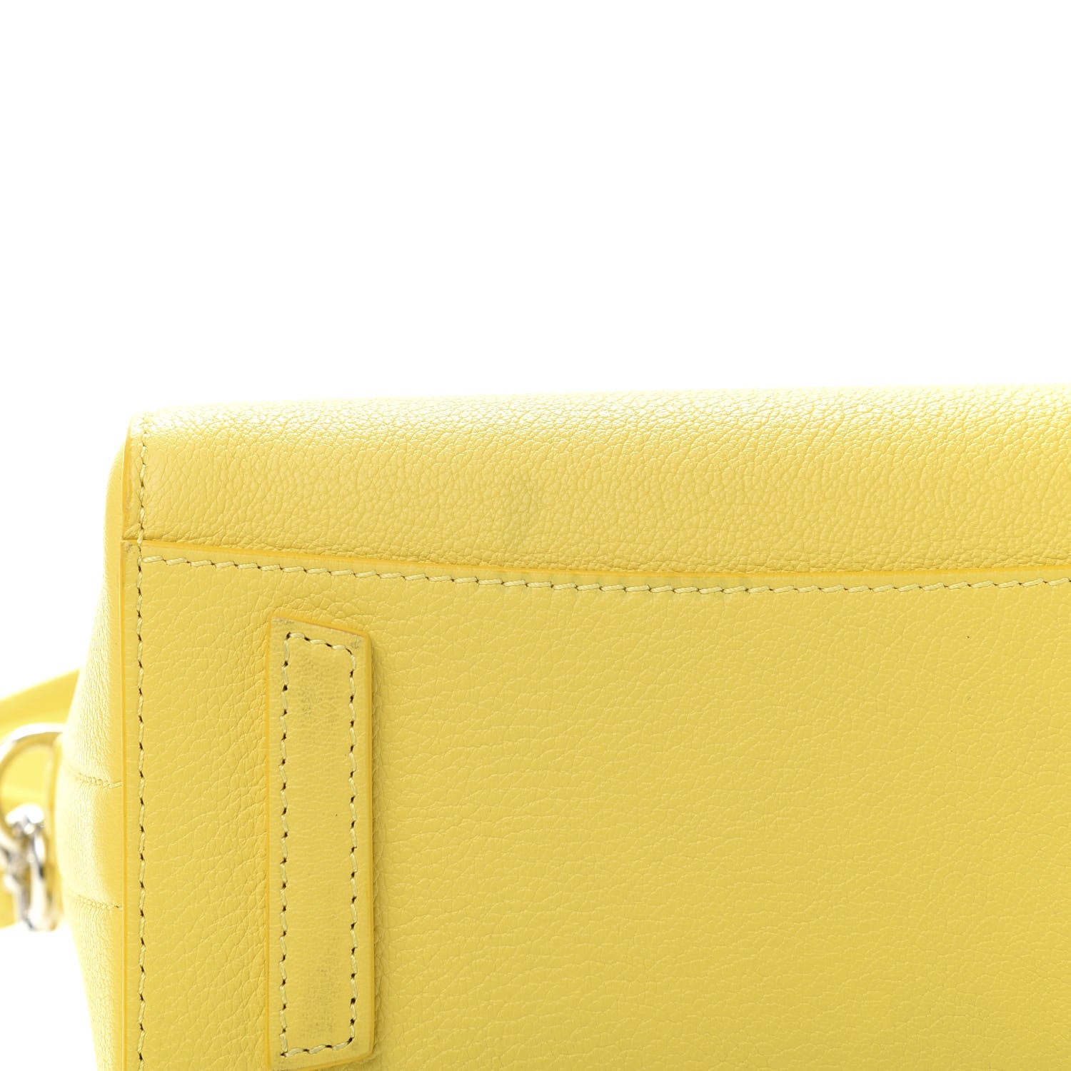 Givenchy Sugar Goatskin Mini Antigona Yellow 13 of 14