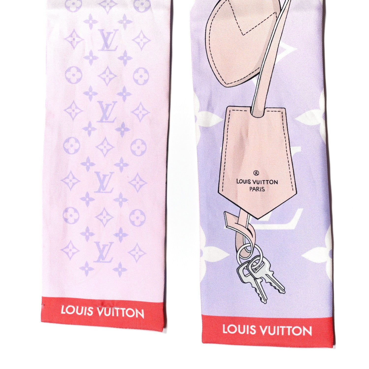 Louis Vuitton Silk Monogram All That Straps Bandeau Mauve 2 of 3