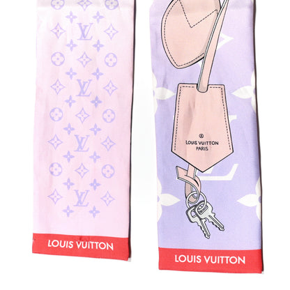 Louis Vuitton Silk Monogram All That Straps Bandeau Mauve 2 of 3