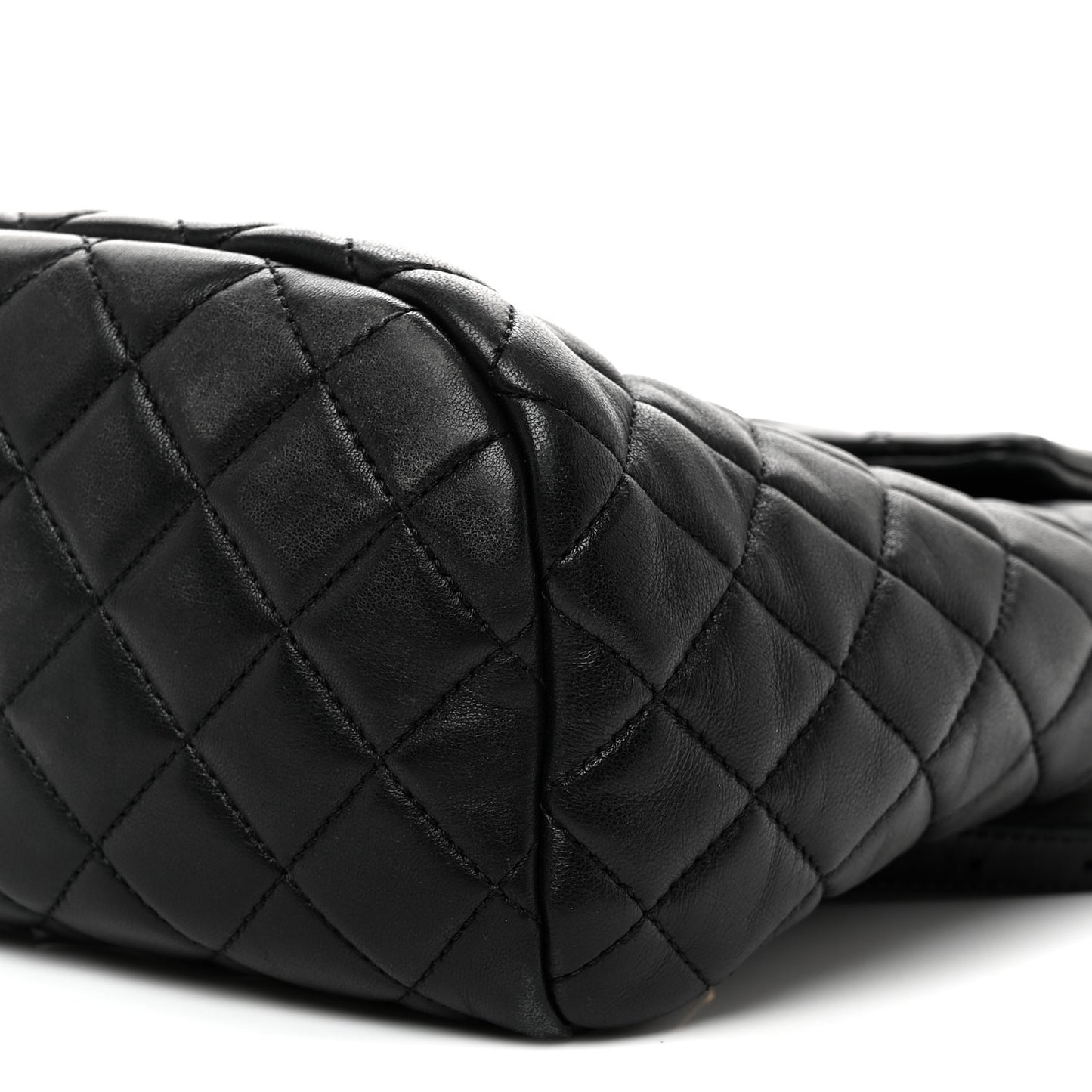 Lambskin Quilted Small Urban Spirit Backpack Black
