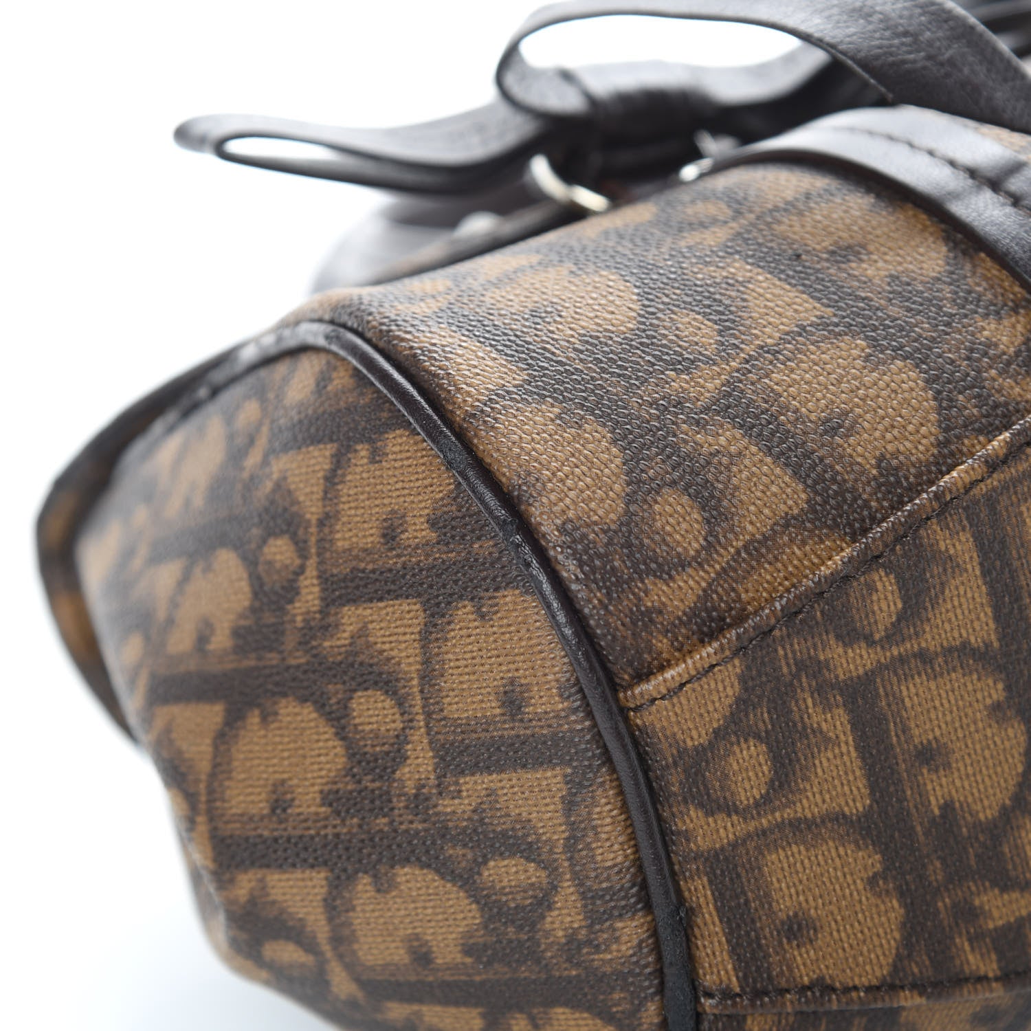 Christian Dior Monogram Romantique Trotter Bag Brown 9 of 18