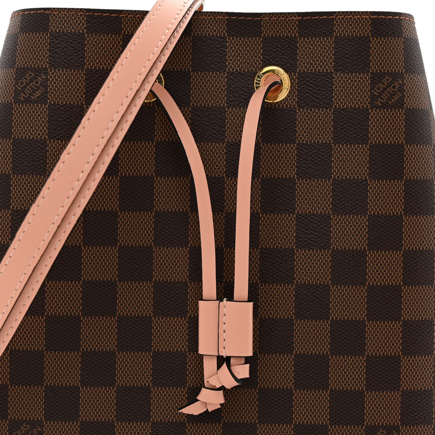 Damier Ebene Neonoe MM Venus Pink