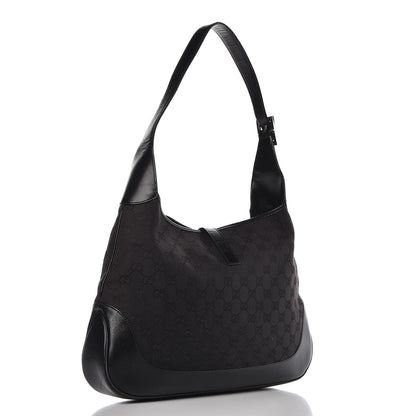 Gucci Monogram Jackie O Hobo Black 3 of 12