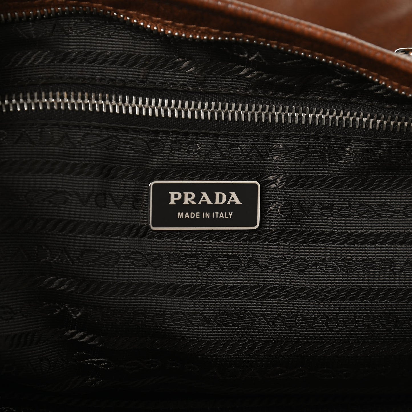 Vitello Daino Top Handle Tote Brown
