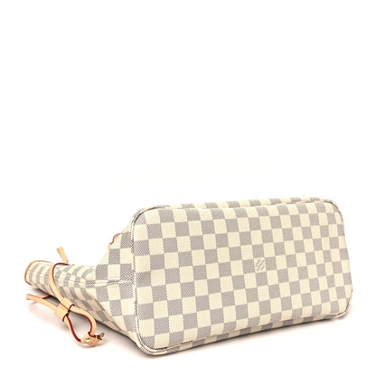 Louis Vuitton Damier Azur Neo Neverfull MM Rose Ballerine 5 of 9