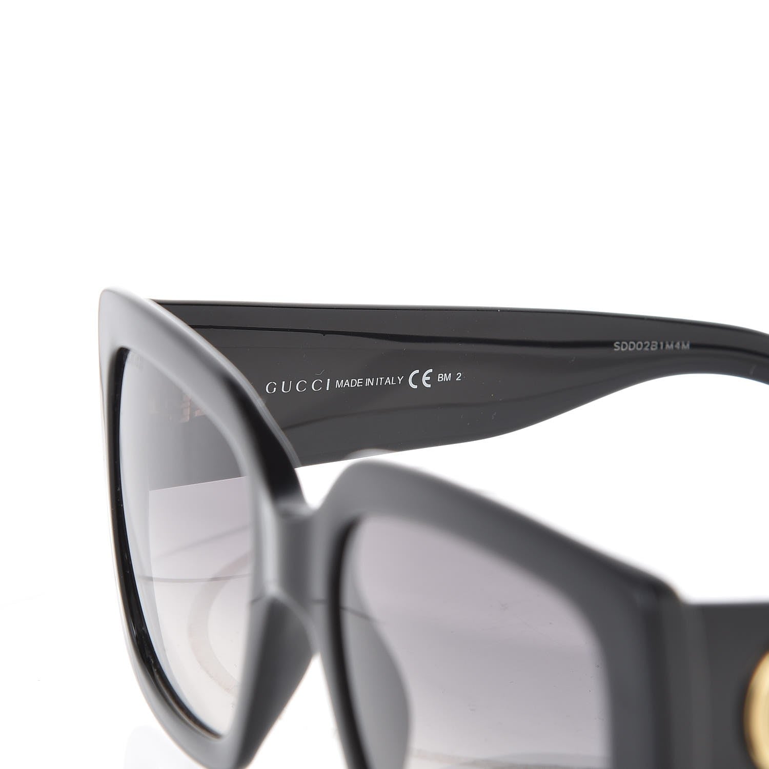 Gucci Acetate Square Frame Sunglasses GG3814S Black 7 of 8