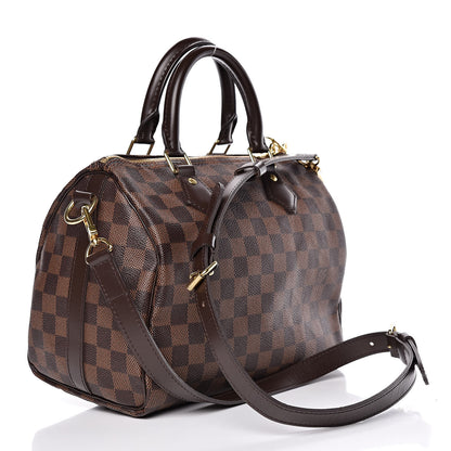 Louis Vuitton Damier Ebene Speedy Bandouliere 25 3 of 13