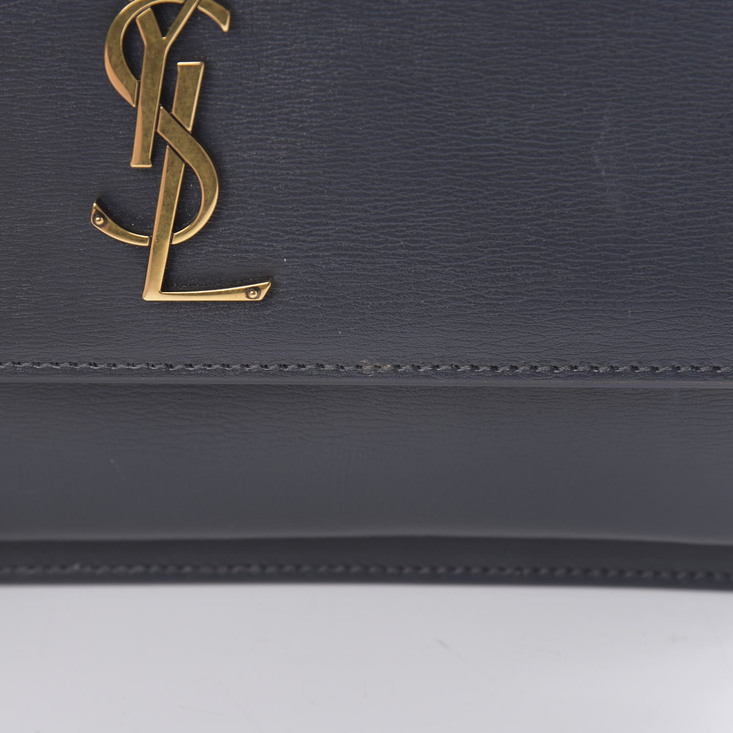 Saint Laurent Calfskin Medium Monogram Sunset Gray 11 of 11