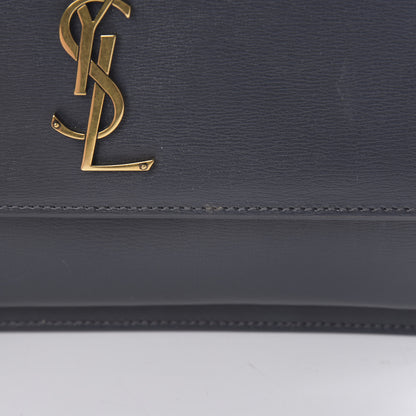 Saint Laurent Calfskin Medium Monogram Sunset Gray 11 of 11