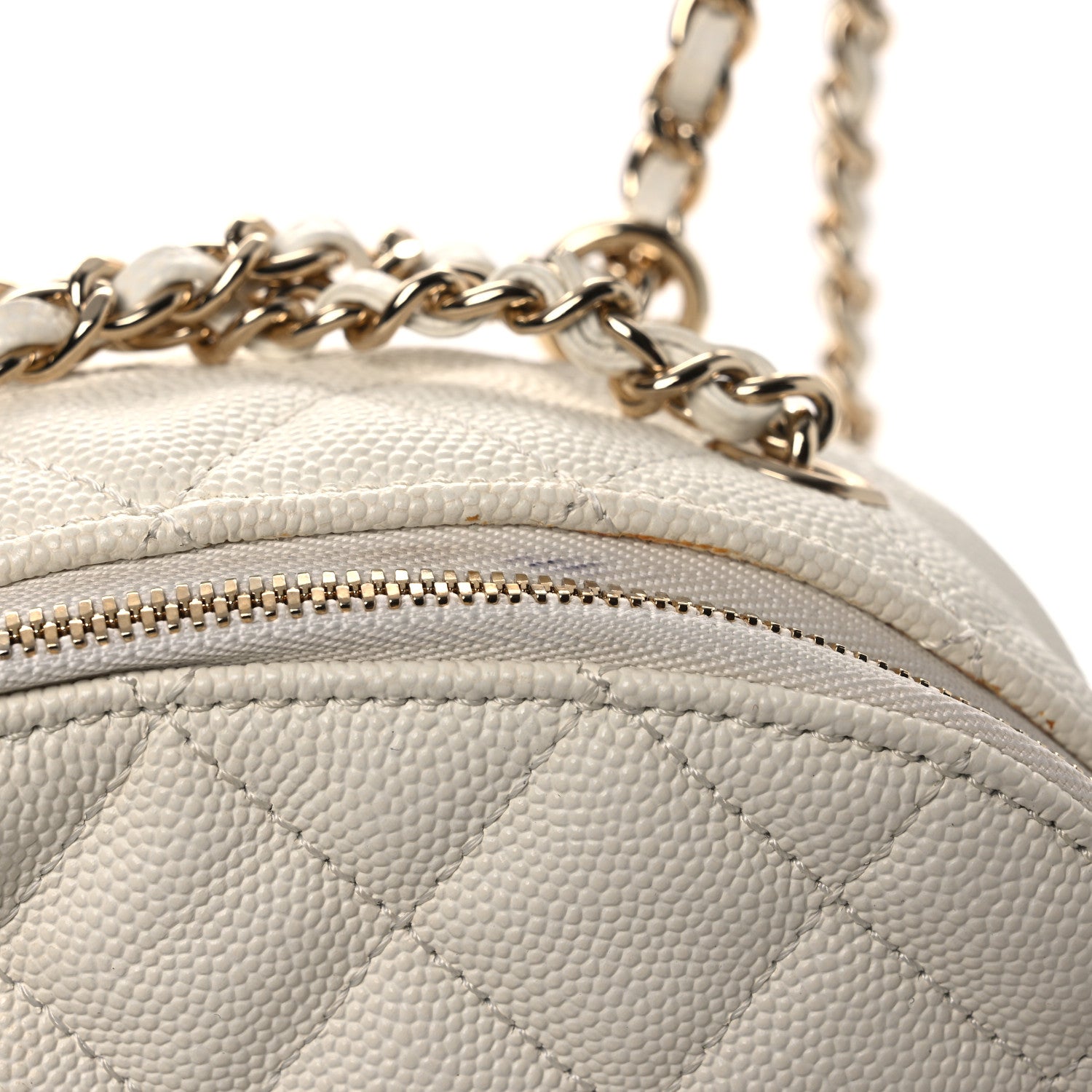 Chanel Caviar Quilted Small CC Day Backpack White 11 of 14