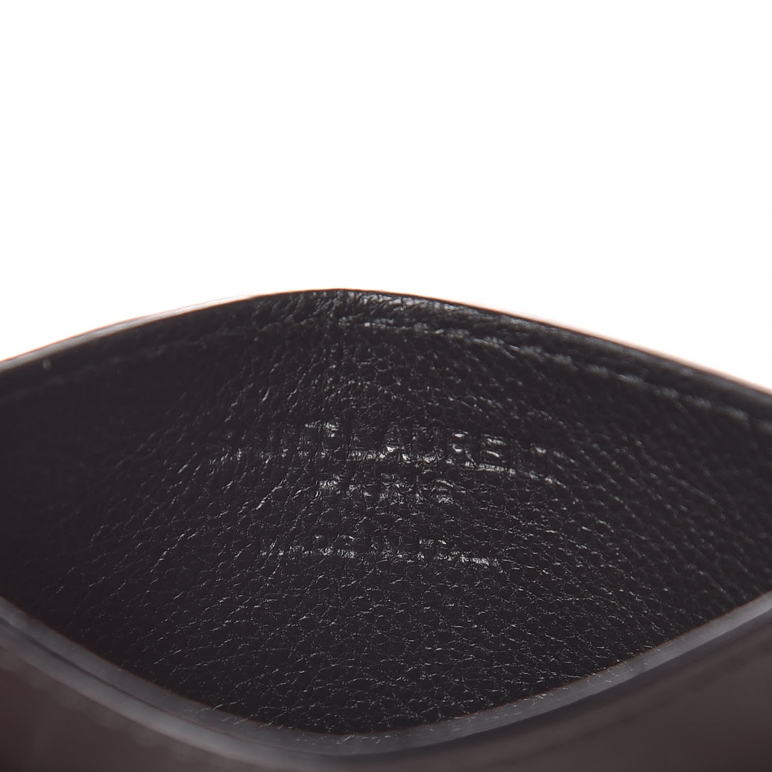 Saint Laurent Calfskin Classic Y Card Case Black 6 of 9