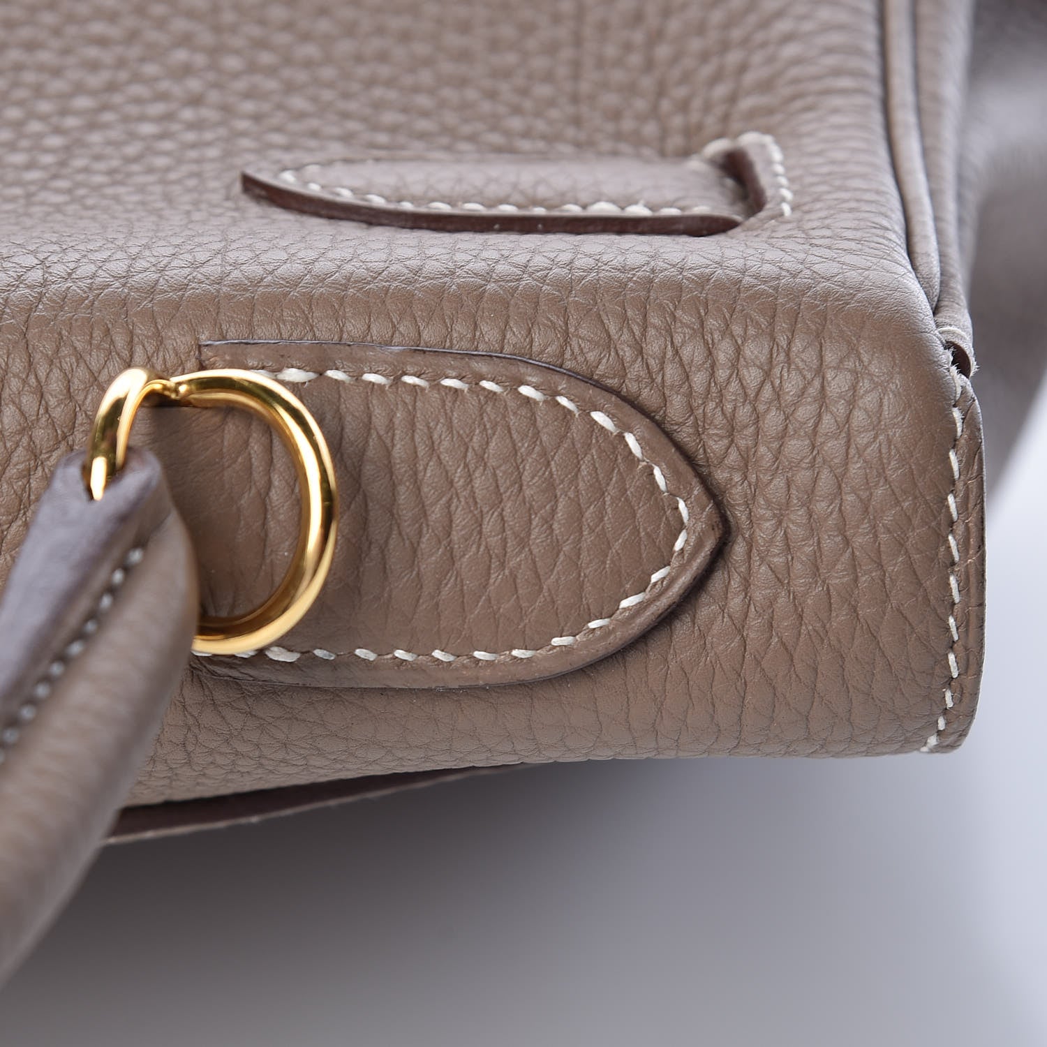 Hermes Togo Kelly Retourne 32 Etoupe 34 of 36