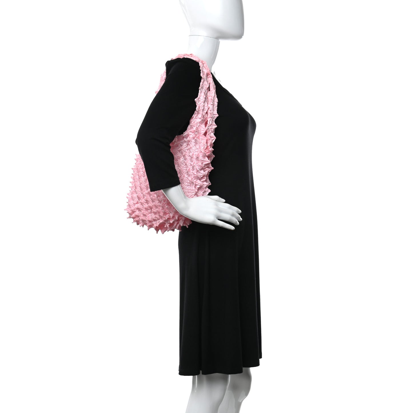 Ruched Tote Pink