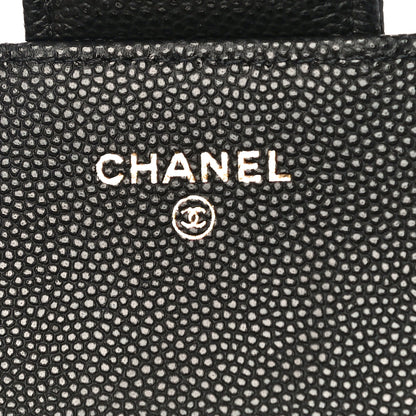Chanel Caviar Quilted Glasses Case With Chain Black 6 of 12