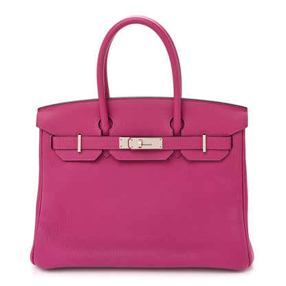 Hermes Togo Birkin 30 Rose Pourpre 1 of 12