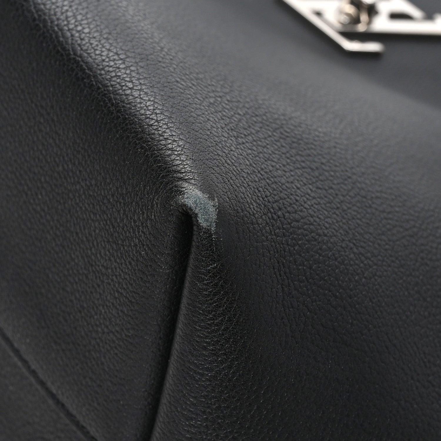 Louis Vuitton LOUIS VUITTON Calfskin Lockme Hobo Black 10 of 10