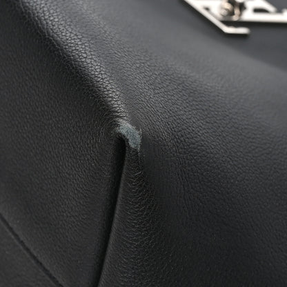 Louis Vuitton LOUIS VUITTON Calfskin Lockme Hobo Black 10 of 10