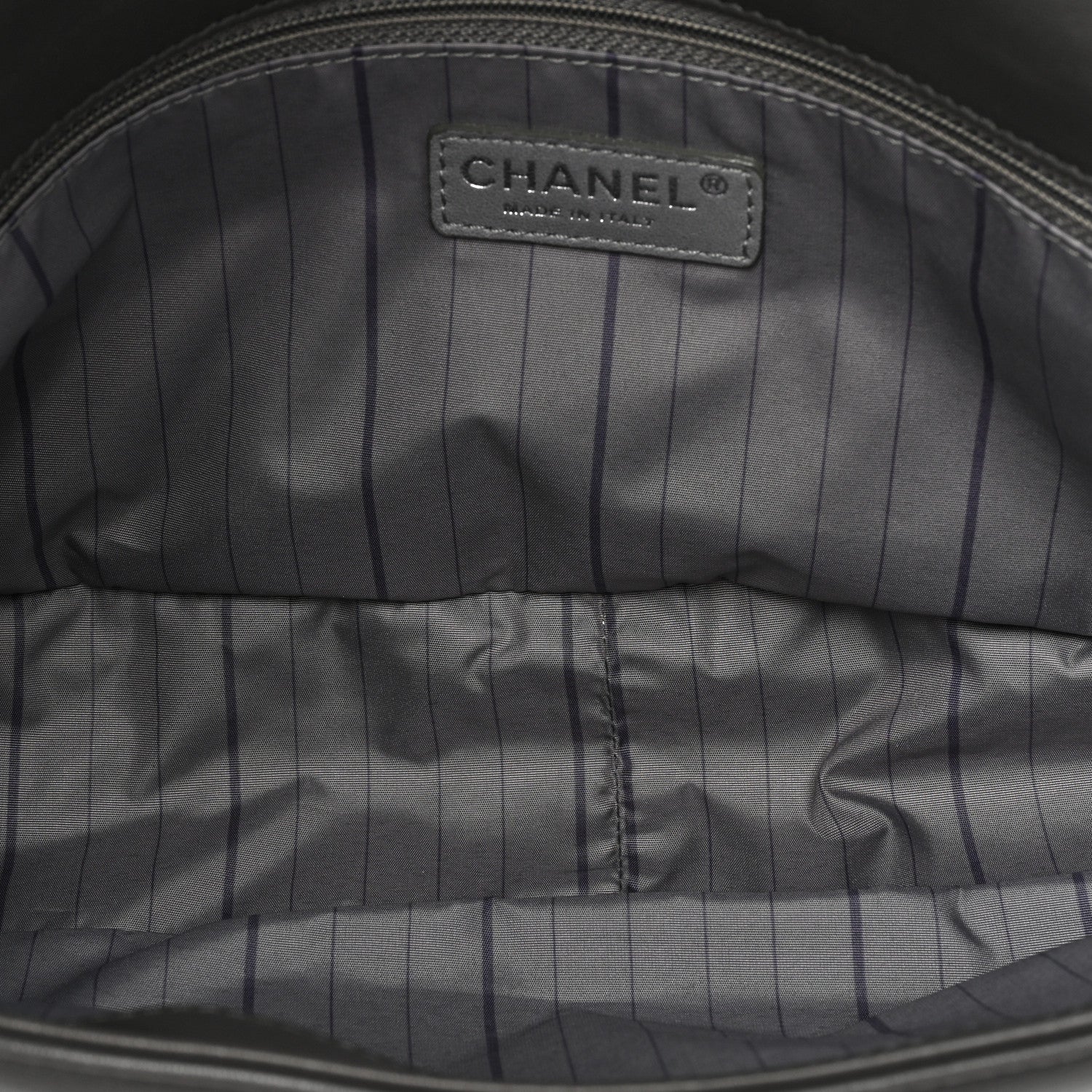 Chanel Lambskin Studded CC East West Flap Grey 5 of 13