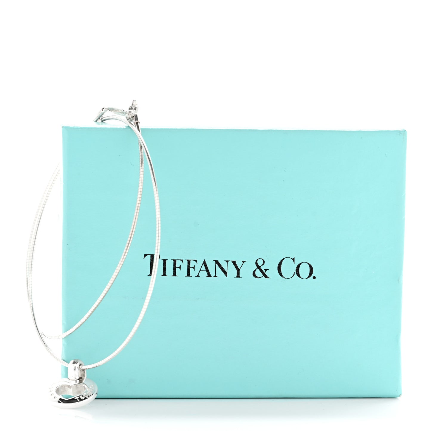 Sterling Silver Stencil Heart Pendant Necklace