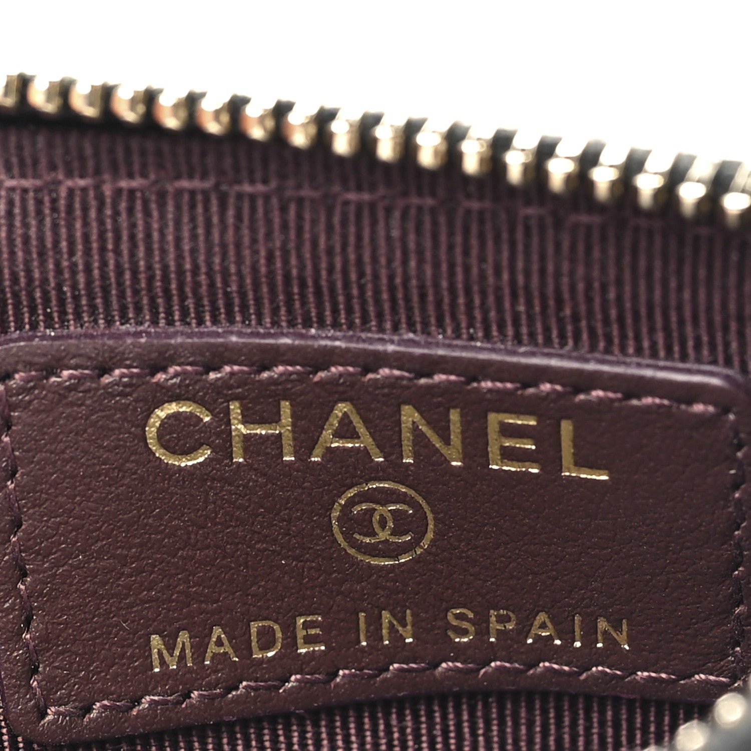 Chanel Caviar Quilted CC Zip Card Holder Black 6 of 8