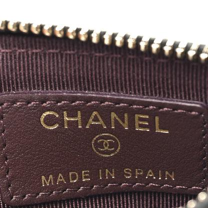 Chanel Caviar Quilted CC Zip Card Holder Black 6 of 8