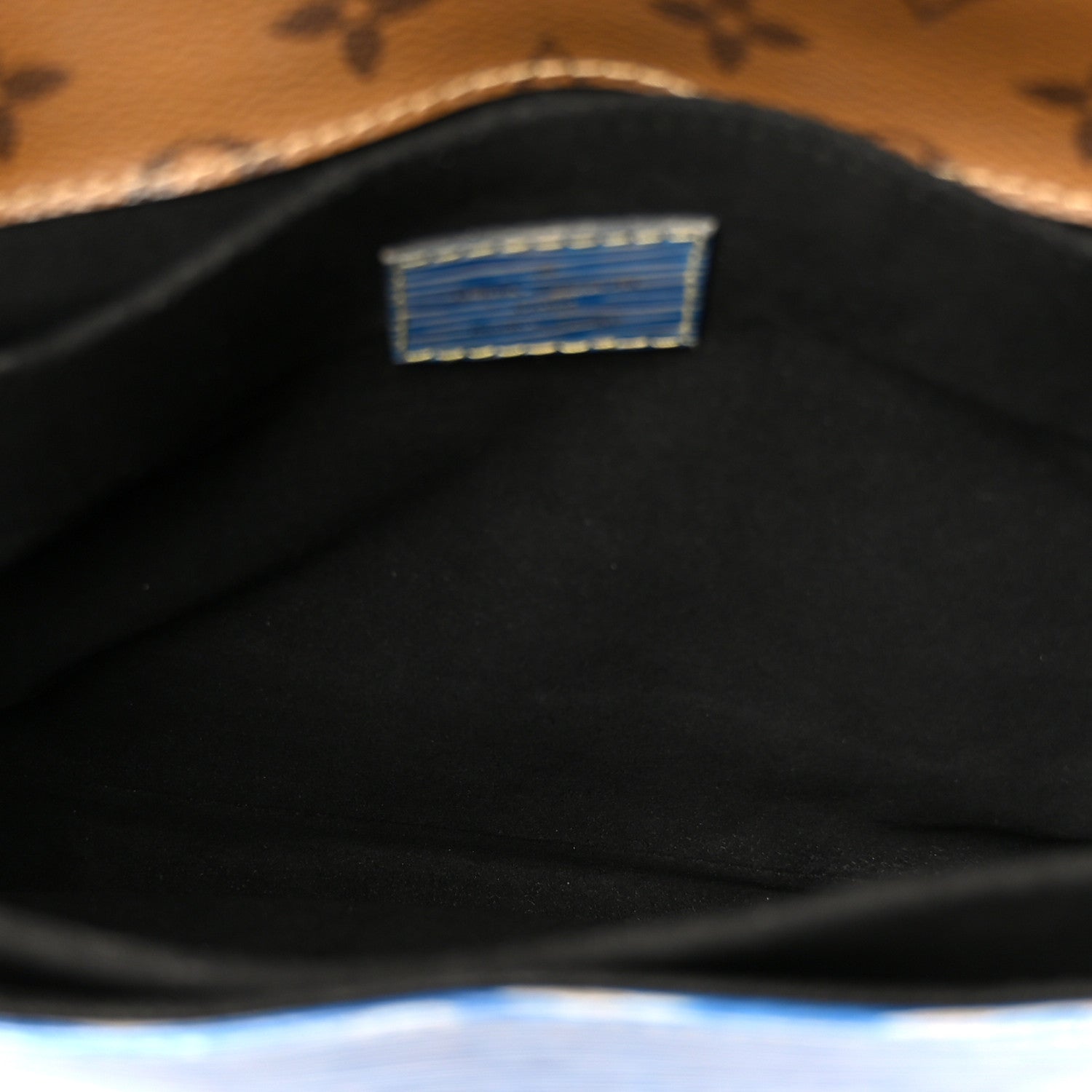 Louis Vuitton Epi Reverse Monogram Pochette Metis Denim Light 5 of 14