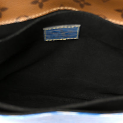 Louis Vuitton Epi Reverse Monogram Pochette Metis Denim Light 5 of 14