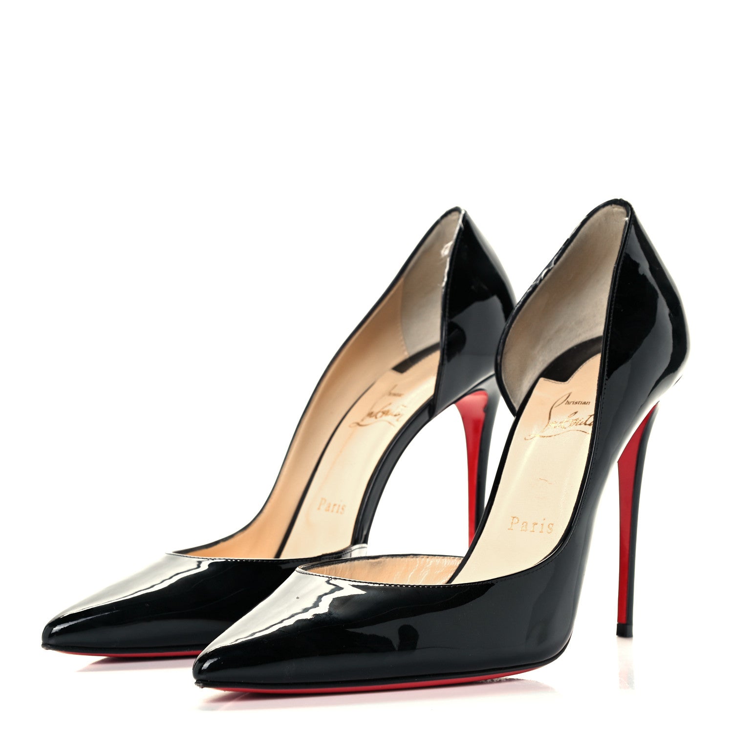 Christian Louboutin Patent Iriza 100 Pumps 41 Black 2 of 10