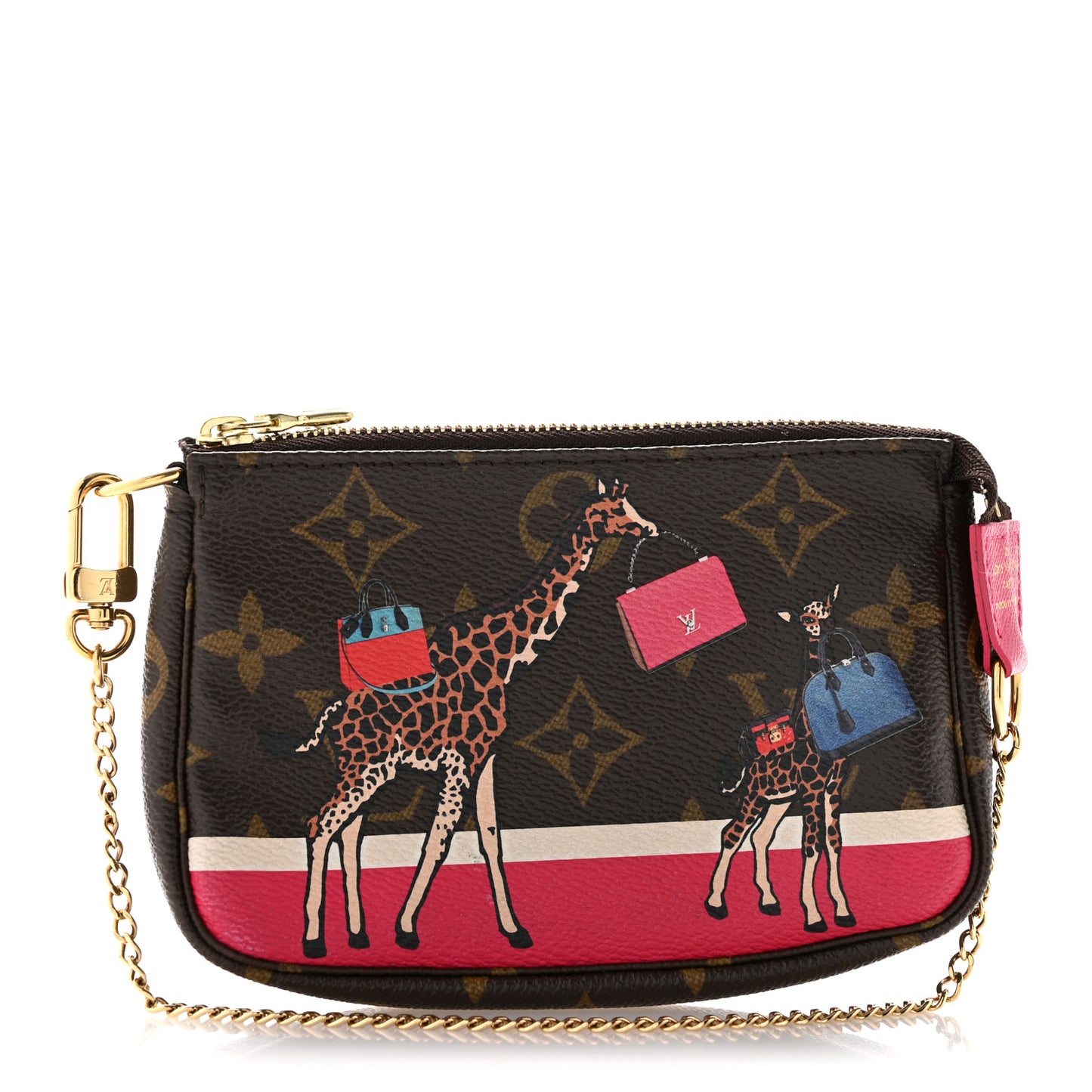Monogram 2017 Christmas Animation Mini Pochette Accessories