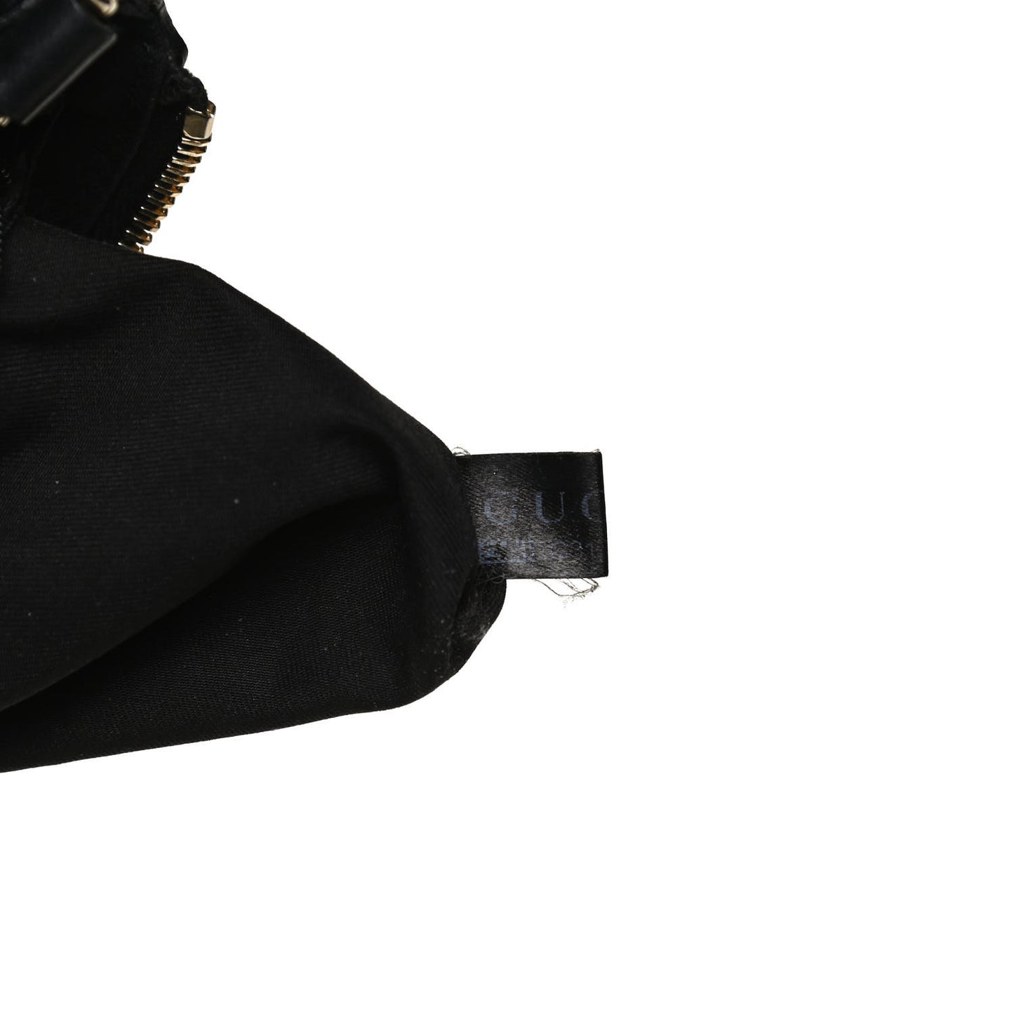Monogram Medium D Gold Ring Hobo Black