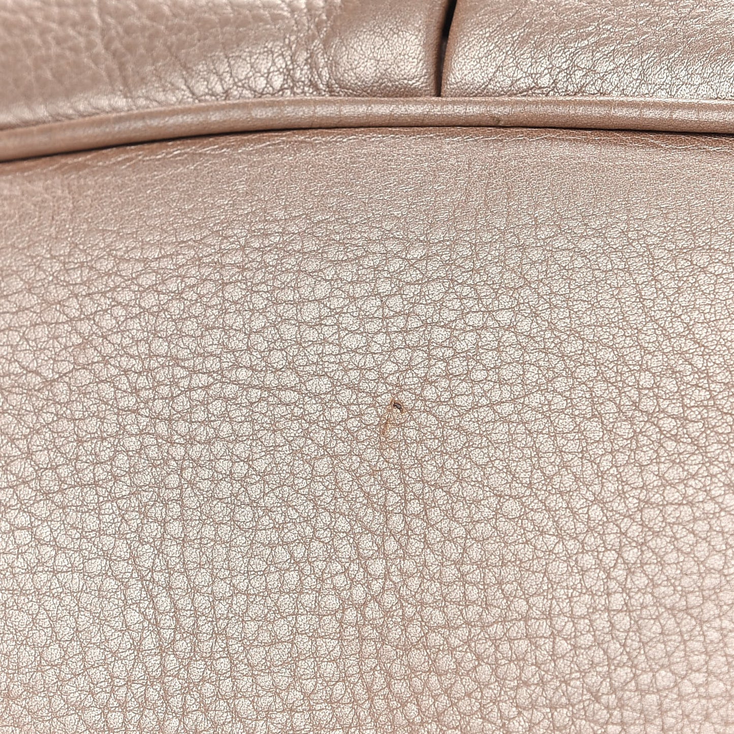 Metallic Calfskin Medium Sukey Top Handle Bag Pink